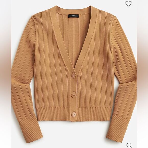 J. Crew Supersculpt V-Neck Cardigan Sweater Size XL Stretch Casual Fall - Picture 10 of 10